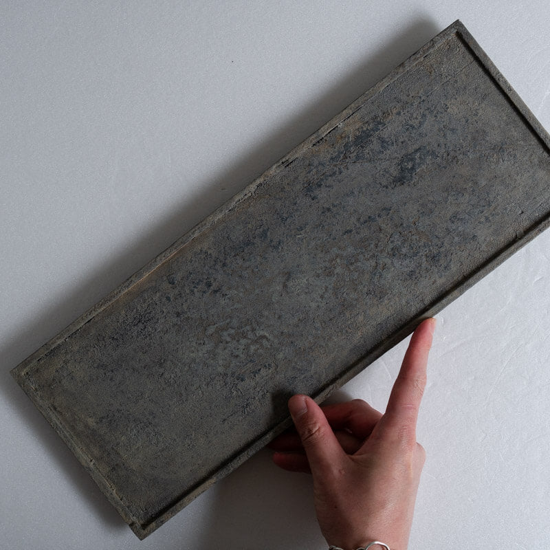 荒川蓮太郎 角皿 40cm × 15cm
