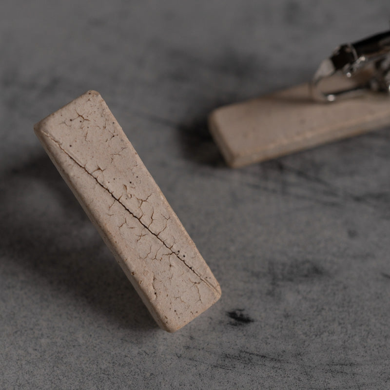 Yuki Abe - HIE Earrings - Square Diagonal Stripes