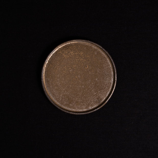 Abe Yuki Andon Dish 4-inch Bronze
