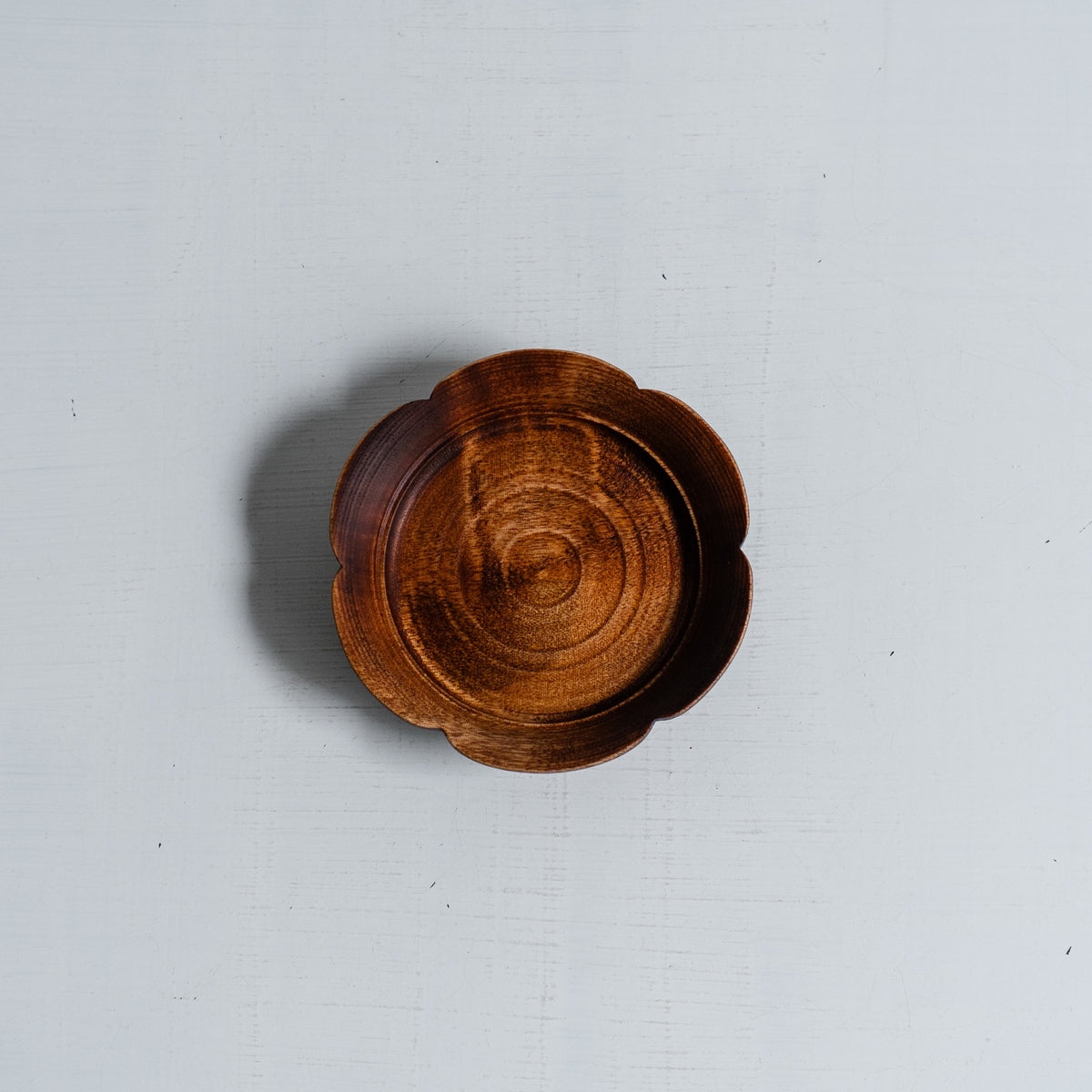 蝶野秀紀 輪花茶托 茶
