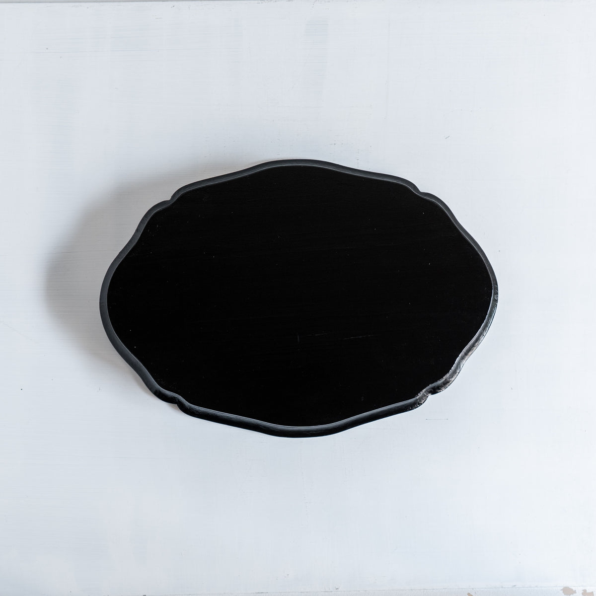 蝶野秀紀 輪花リム敷台 オーバル 黒 M