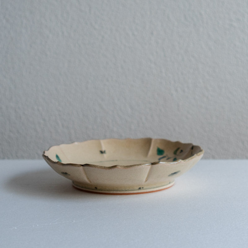 Fukuda Eiichi Painted Annamese Ryo-ka Plate, Large