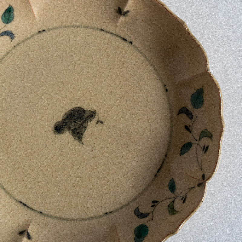 Fukuda Eiichi Painted Annamese Ryo-ka Plate, Large