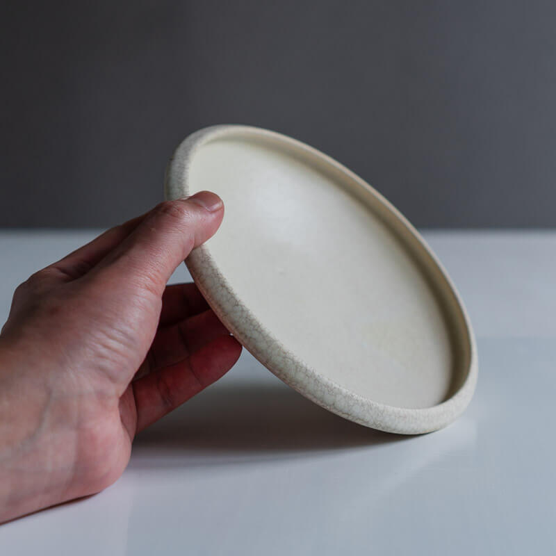 藤丸枝里子 巡る Rim Plate-B
