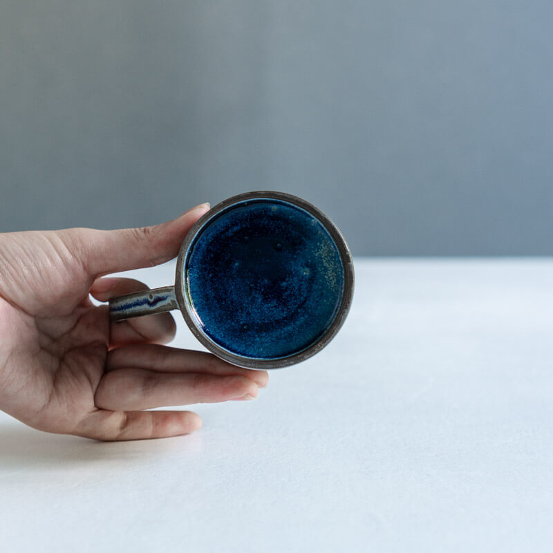 Furuhata Miki iro tall mug blue B