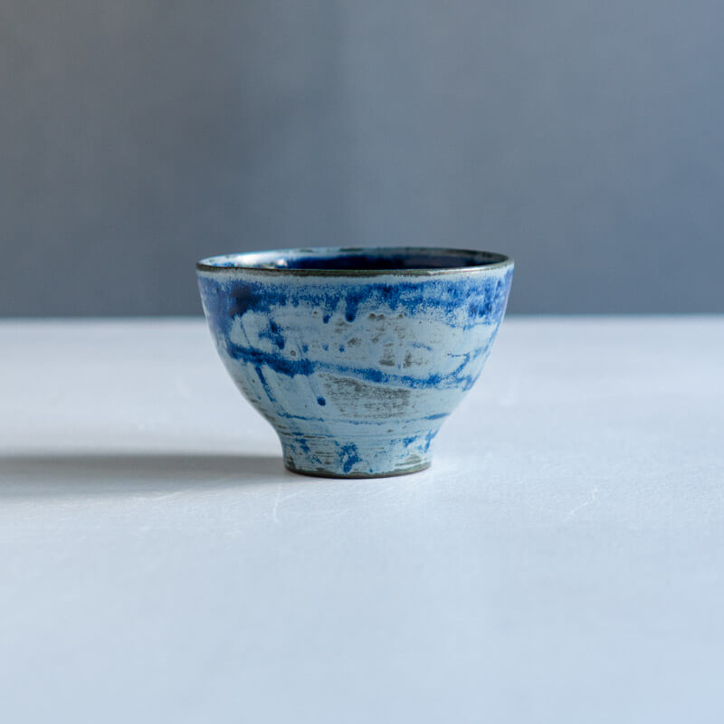 降幡未来 iro bowl 高台付き M 青 B