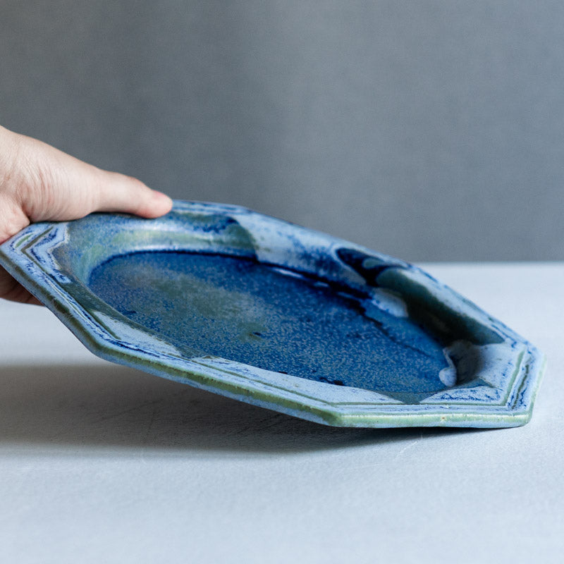降幡未来 八角 plate 青