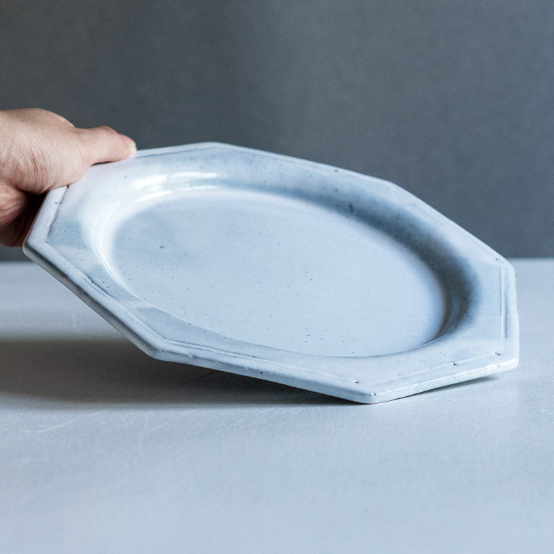 Furuhata Miki Octagonal Plate Gray B