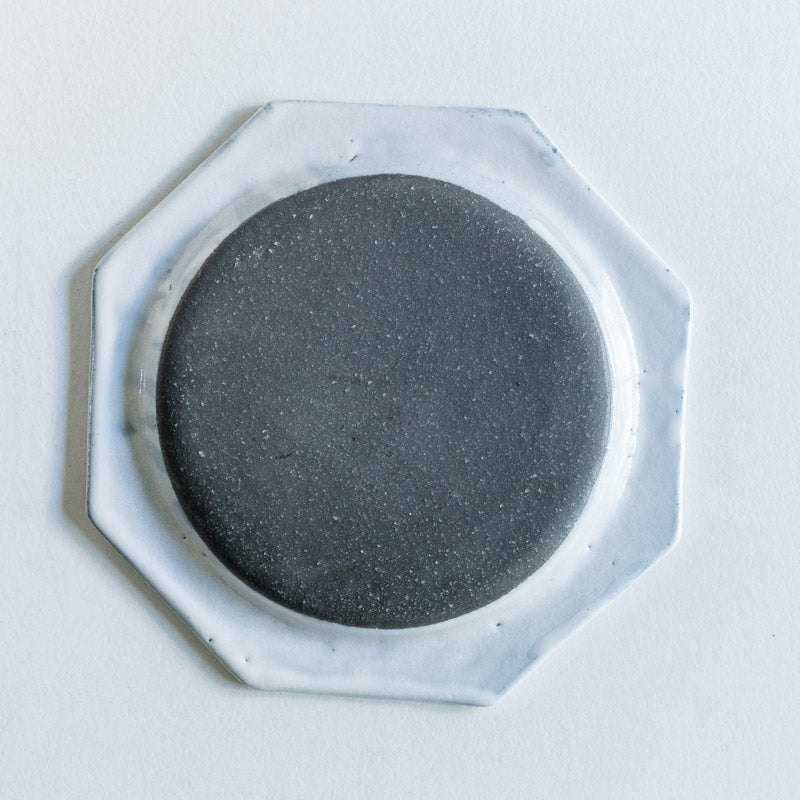 Furuhata Miki Octagonal Plate Gray B