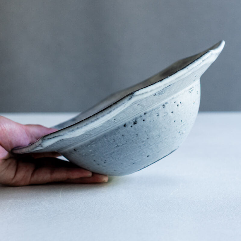 FURIHATA Miki Octagonal bowl M White A