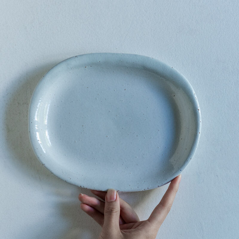 降幡未来 stone oval 白