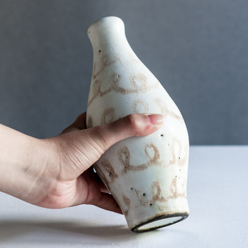 降幡未来 flower vase M アイボリー