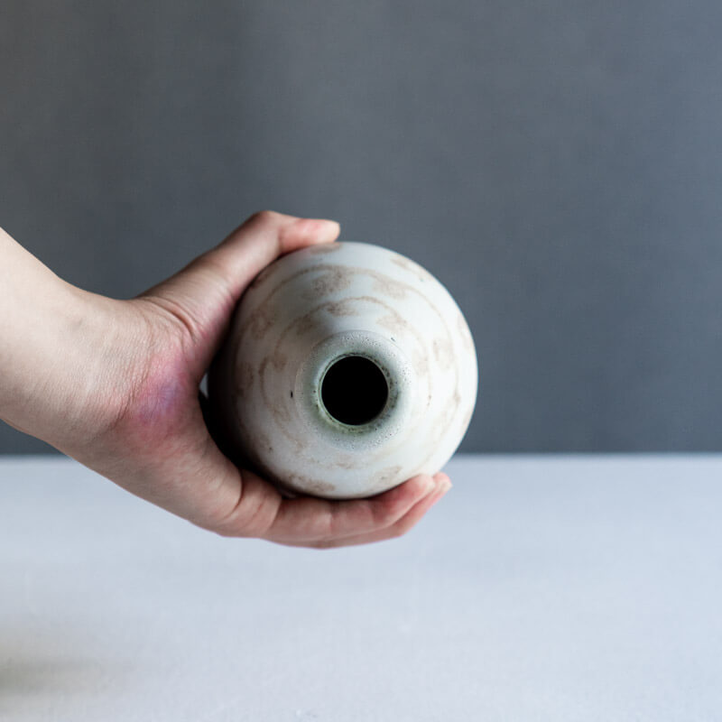 降幡未来 flower vase M アイボリー