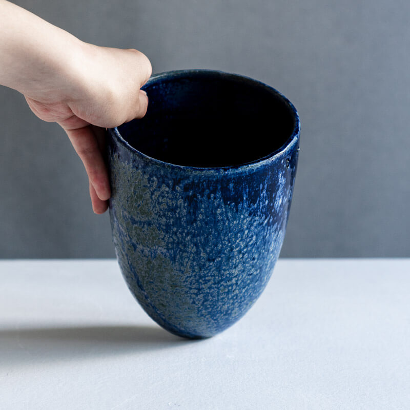 降幡未来 flower vase L 青