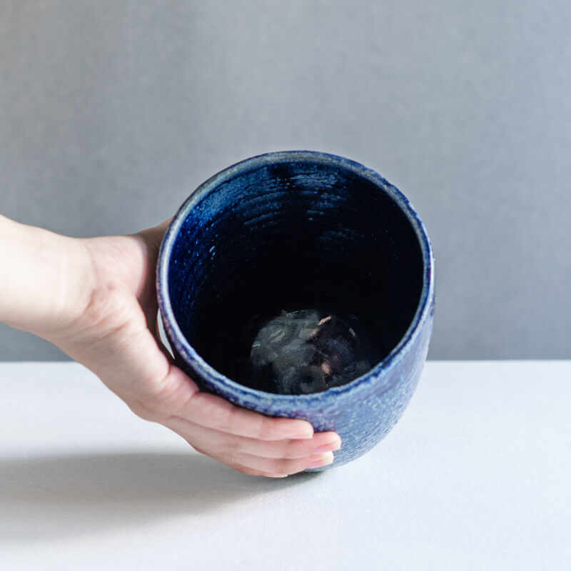 降幡未来 flower vase L 青