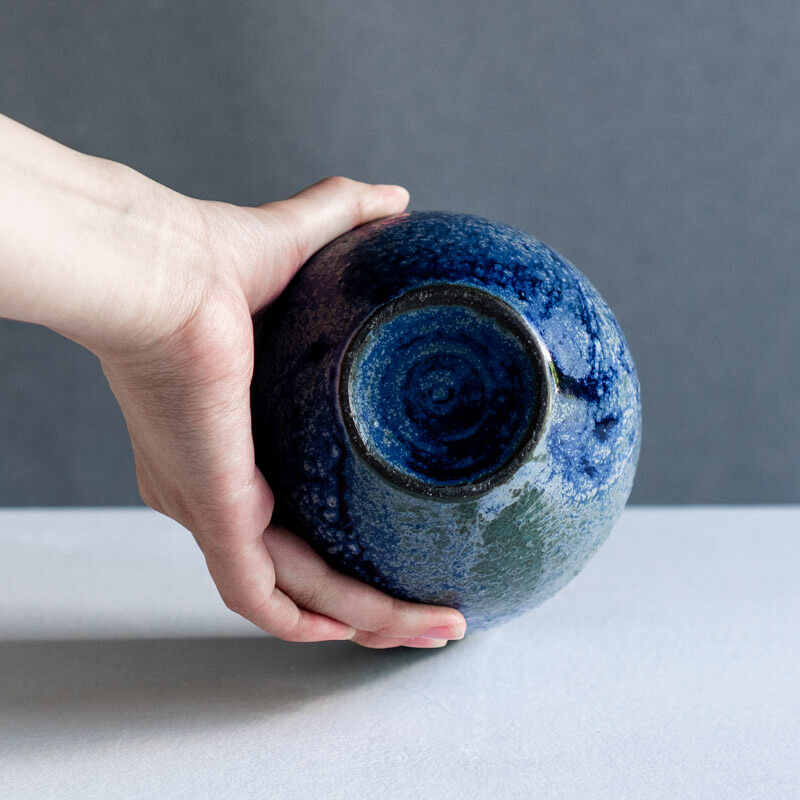 降幡未来 flower vase L 青