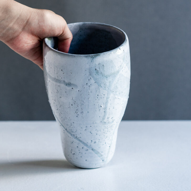 降幡未来 flower vase L グレー