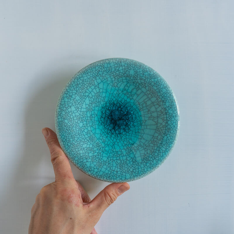 藤内紗恵子 緑 カップ＆ソーサー