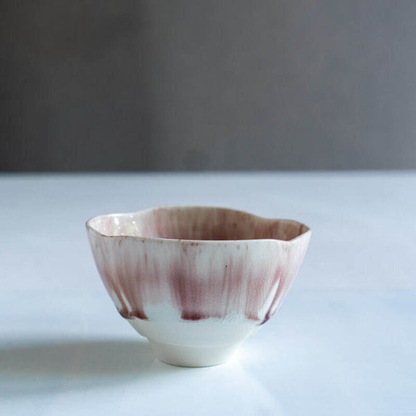 藤内紗恵子 花楕円 カップ ピンク