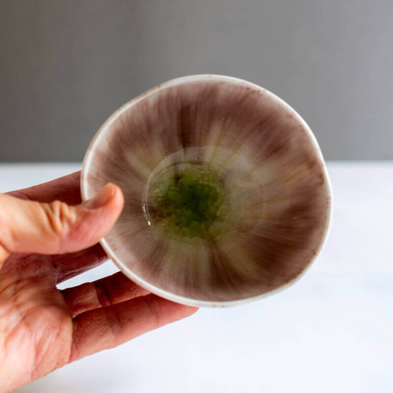 藤内紗恵子 花楕円 カップ ピンク