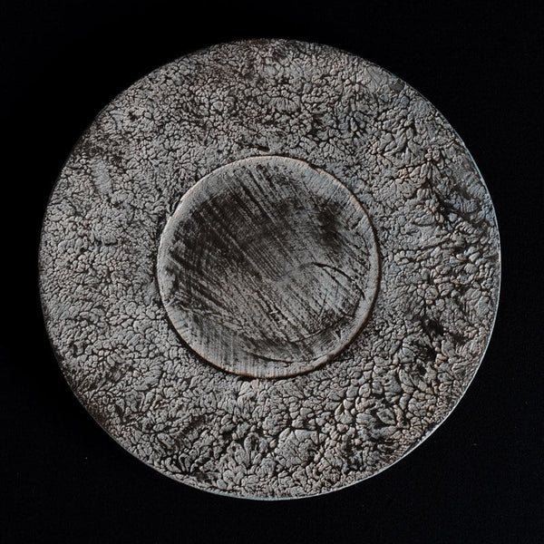 船木智仁 flat rim 24cm 錆漆 B
