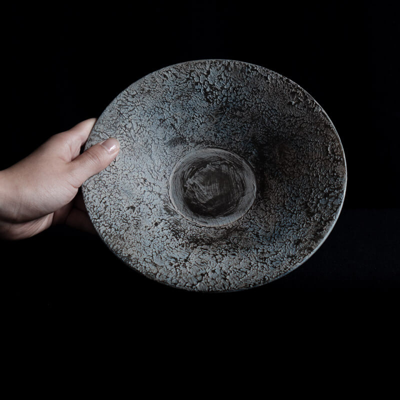 船木智仁 深鉢 20cm 錆漆