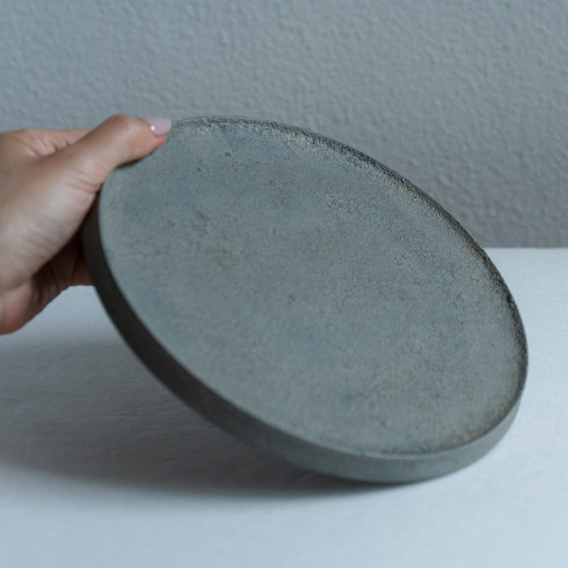 船木智仁 平边盘 24cm 锈漆 B