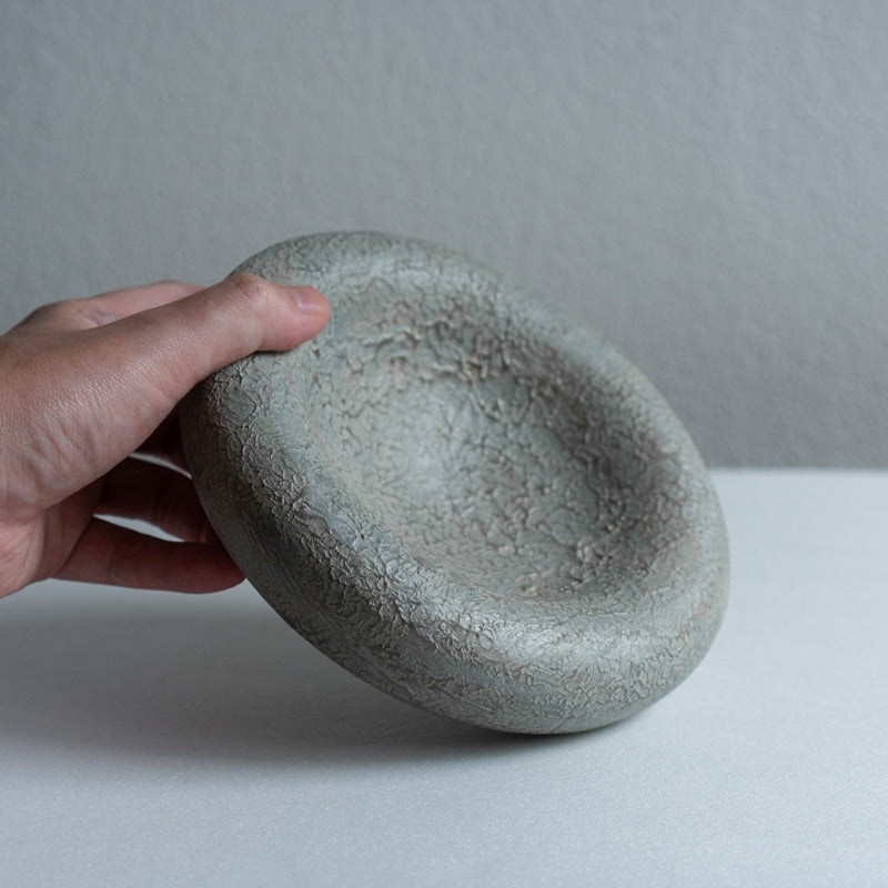 船木智仁 平边盘 24cm 锈漆 B