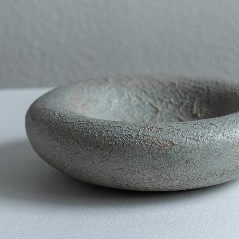 船木智仁 平边盘 24cm 锈漆 B