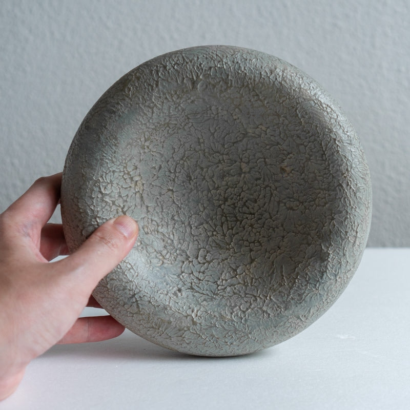 船木智仁 平边盘 24cm 锈漆 B