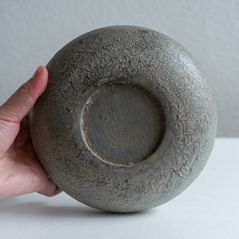 船木智仁 平边盘 24cm 锈漆 B