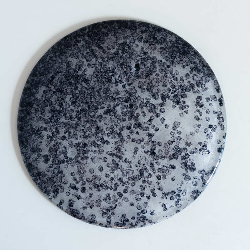 Yohei Goto 6.5 Sun Ishime Plate, Black