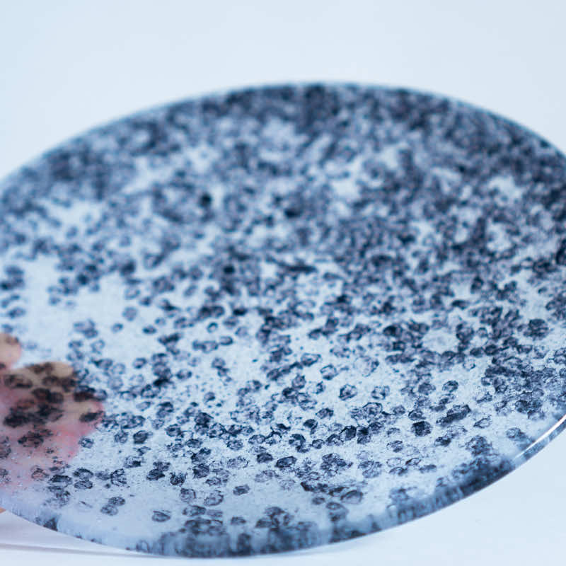 Yohei Goto 6.5 Sun Ishime Plate, Black