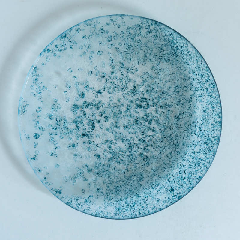 Yohei Goto 6.5 sun Ishime Plate - Green