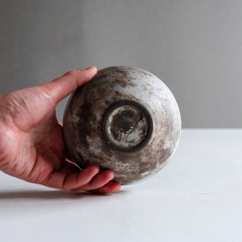 芳賀稔 剥白 ボウル 13cm