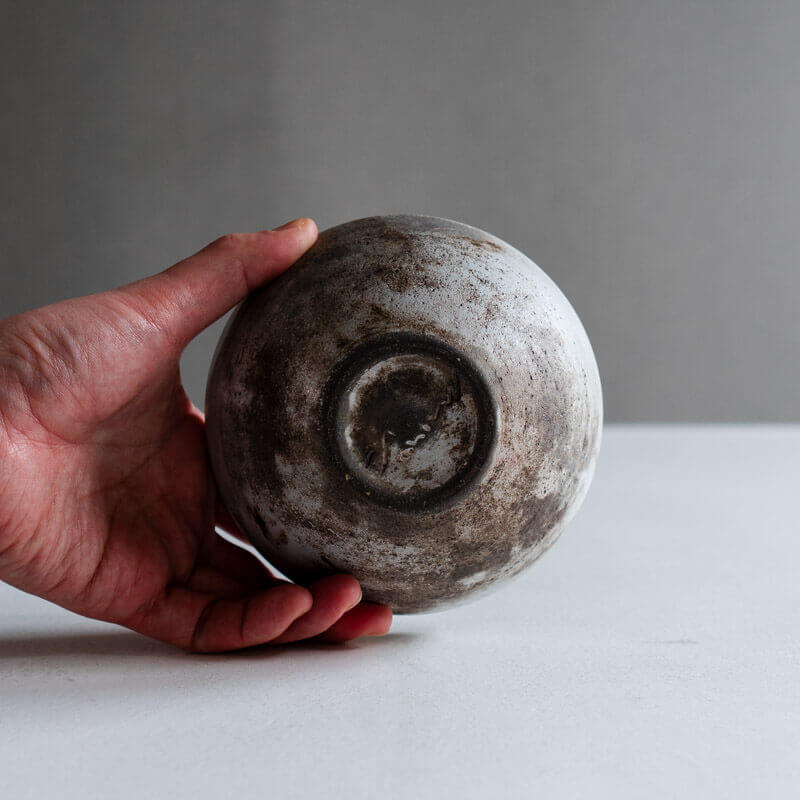 芳賀稔 剥白 ボウル 13cm