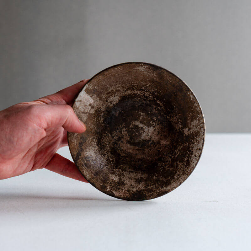 Haga Minoru Hakuhaku Hiraki Bowl 14cm