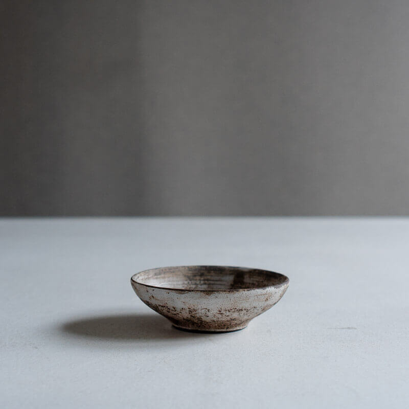 芳賀稔 剥白 鉢 10cm