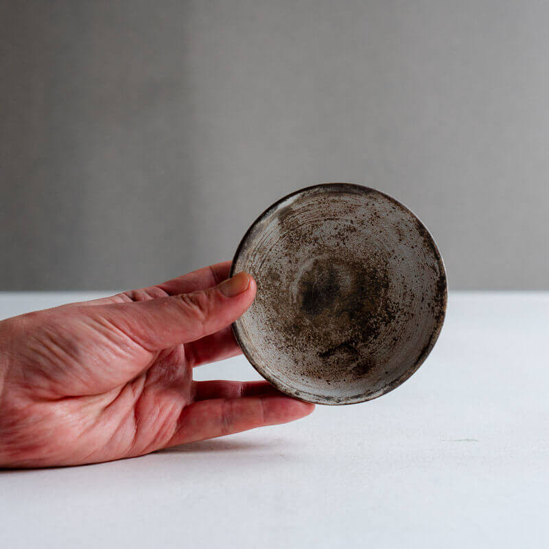 芳賀稔 剥白 鉢 10cm