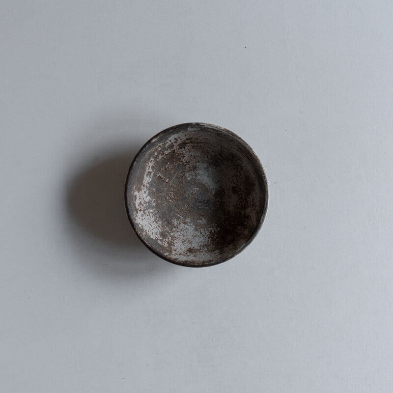 芳賀稔 剥白 鉢 10cm