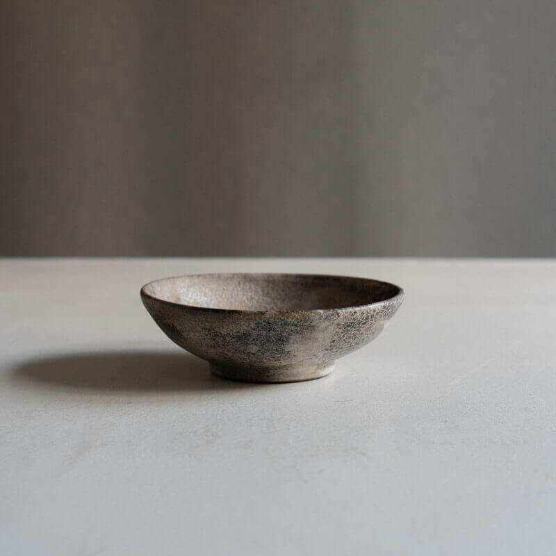 Haga Minoru Buri-yaki White Bowl 15cm B
