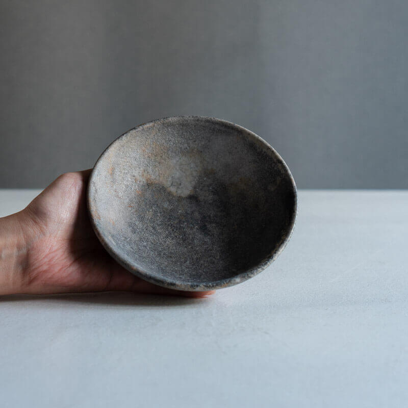 Haga Minoru Buri-yaki White Bowl 15cm B