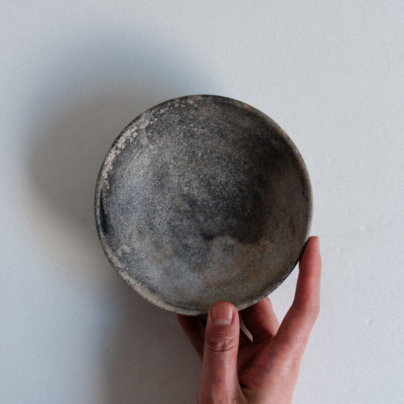 Haga Minoru Buri-yaki White Bowl 15cm B
