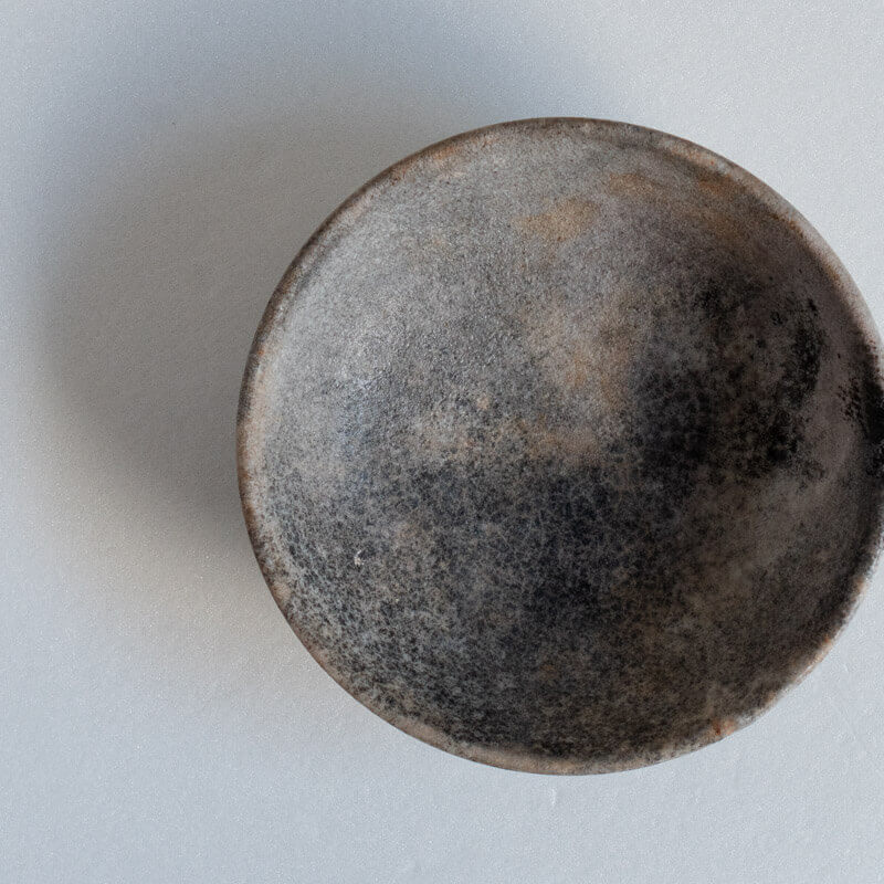 Minoru Haga Ume-yaki White Bowl 15cm C