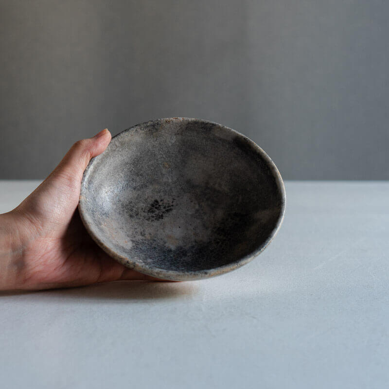 Minoru Haga Ume-yaki White Bowl 15cm D