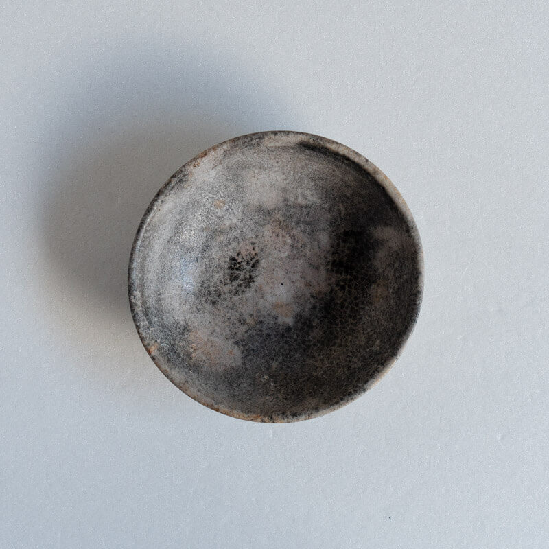 Minoru Haga Ume-yaki White Bowl 15cm D