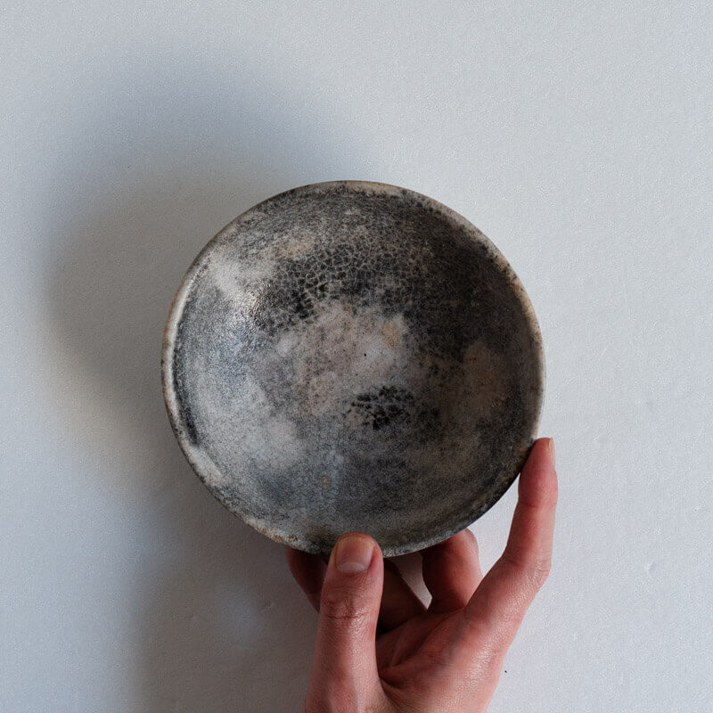 Minoru Haga Ume-yaki White Bowl 15cm D