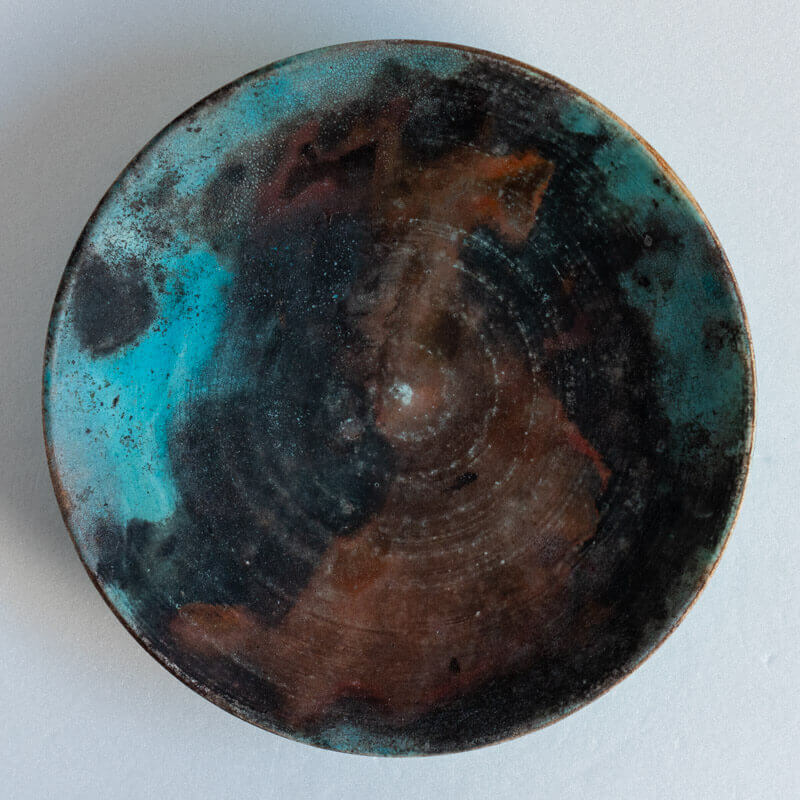 Haga Minoru Hakuhaku Rim Plate 25cm
