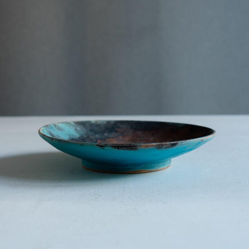 Haga Minoru Hakuhaku Rim Plate 25cm