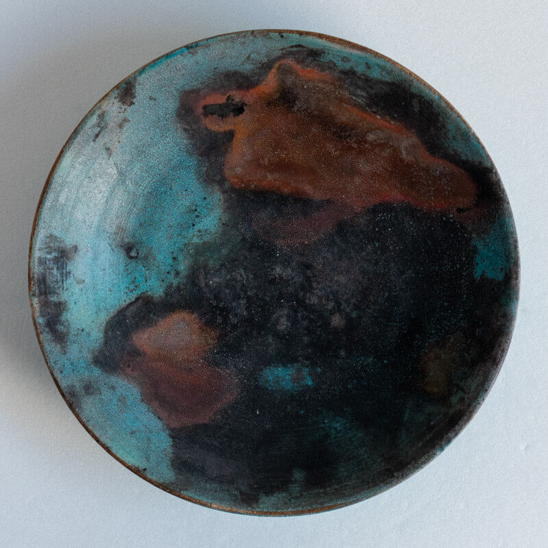 Haga Minoru Hakuhaku Rim Plate 25cm